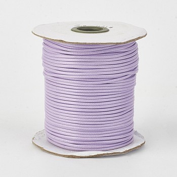 Eco-Friendly Korean Waxed Polyester Cord, Thistle, 1.5mm, about 169.51~174.98 Yards(155~160m)/Roll