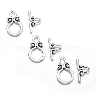 Ring Tibetan Style Alloy Toggle Clasps(X-A1011Y)-2