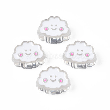 Transparent Acrylic Beads(ACRC-S039-01G)-1