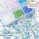 600Pcs 6 Colors Imitation Jade Electroplate Glass Beads Strands(GLAA-YW0003-28)-4