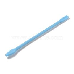 Iron Stirring Rod, Coverd with Food-grade Silicone, Stick, Cornflower Blue, 160x9x5mm(TOOL-D001-02B-05)