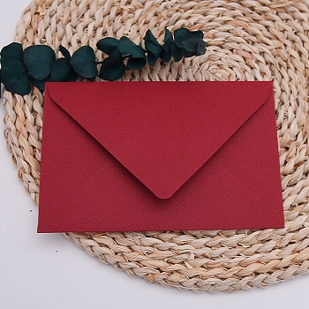 Solid Color Paper Envelopes, Rectangle, FireBrick, 115x160mm