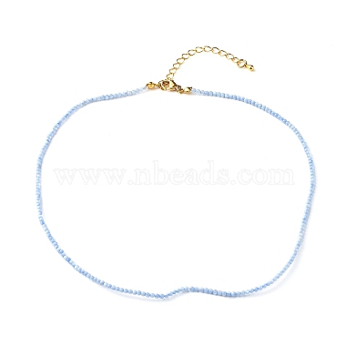 Light Sky Blue Shell Necklaces
