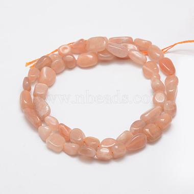 Chapelets de perles de sunstone naturelle naturelles(G-F521-26)-2