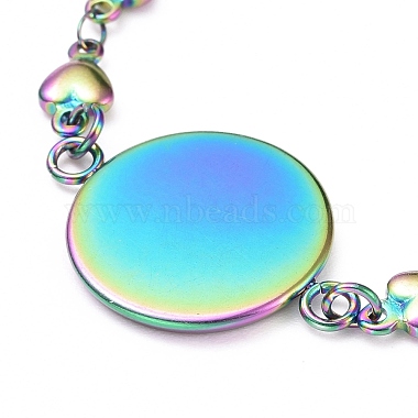 Rainbow Color 304 Stainless Steel Bracelet Making(STAS-L248-009M)-2