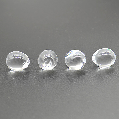 Clear Teardrop Acrylic Beads