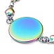 Rainbow Color 304 Stainless Steel Bracelet Making(STAS-L248-009M)-2