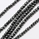 Non-magnetic Synthetic Hematite Bead Strands(G-A129-3mm-26)-1