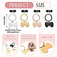 4Pcs 4 Styles Stainless Steel Keychains(KEYC-TA0004-81D)-3