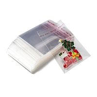 OPP мешки целлофана, небольшие сумки для хранения ювелирных изделий, самоклеящиеся пакеты для запайки, прямоугольник, очистить, 7x5 cm, односторонний толщина: 0.035 mm, внутренней меры: 4.5x5 cm