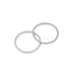 Non-Tarnish 304 Stainless Steel Linking Ring, Stainless Steel Color, 16x1mm, Inner Diameter: 14mm(STAS-T047-15I)