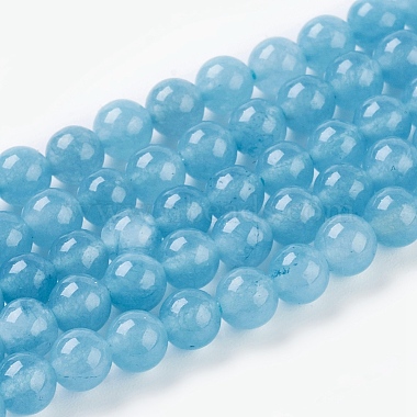 4mm DarkCyan Round Blue Sponge Quartz Beads