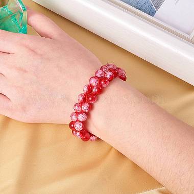 bracelet de perles tressées en verre rond étincelant(BJEW-SW00082-08)-6
