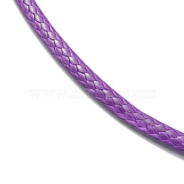 Изготовление ожерелья из вощеного шнура 30шт. 5 цветов(NCOR-FS0001-01)-2