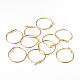 Brass Hoop Earrings(EC108-1NFG)-4