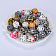 Colorful Pattern Printed Silicone Beads(SI-JX0022A-09)-6