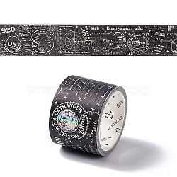 Laser Paper Decorative Adhesive Tapes, for DIY Scrapbooking, Craft, Arts, Word, 30mm, about 3m/roll(DIY-C068-01B)