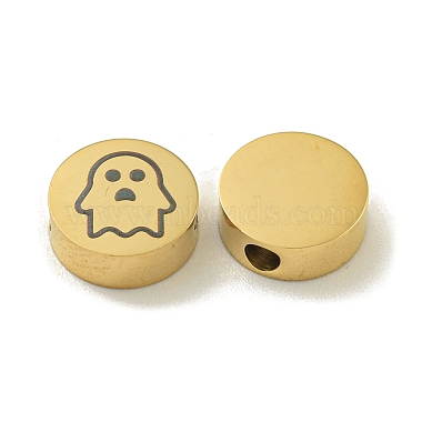 halloween 304 perles en acier inoxydable(STAS-U017-01G-B)-2