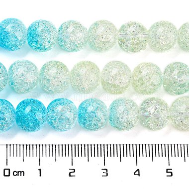 peint à la bombe verre craquelé perles brins(DGLA-C002-10mm-10)-5