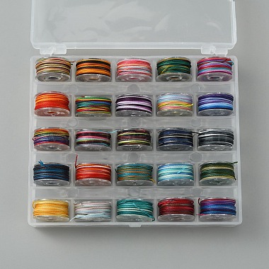 0.55mm Mixed Color Waxed Polyester Cord Thread & Cord