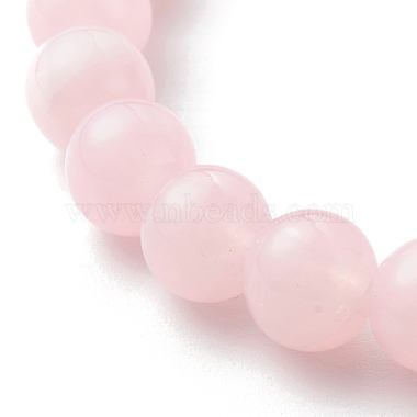 Round Imitation Gemstone & Plating Beads Stretch Bracelet Sets(BJEW-JB06409-01)-5