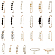 Pandahall elit 24piezas 24 juego de broches de imperdible con cuentas de perlas de imitación de plástico estilo(SJEW-PH0001-10)-1