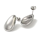 304 Stainless Steel Teardrop Stud Earrings for Wome(EJEW-S237-05)-2