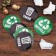 6Pcs 2 Styles PVC Garbage Recycle Trash sign stickers(DIY-WH0043-40)-4