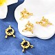 Brass Spring Ring Clasps(X-KK-L082B-01G)-5