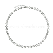 304 Stainless Steel Chain Necklaces for Women, Stainless Steel Color, 17.60 inch(44.7cm)(NJEW-A021-01P)