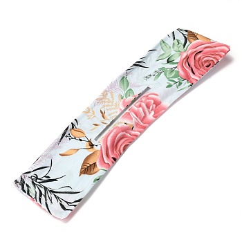 Cotton Deft Bun Maker, with Iron inside, Hair Styling Tools for Women Girls, Rectangle, Colorful, 345x95x2mm