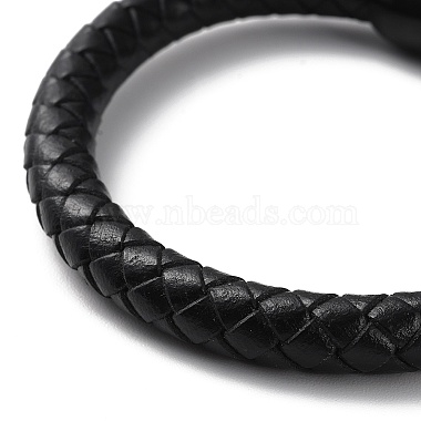 Leather Braided Round Cord Bracelet(BJEW-F460-03EB)-4