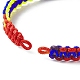 Bracelets tressés en cordon de polyester de couleur dégradée(AJEW-JB01146)-3