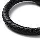 Leather Braided Round Cord Bracelet(BJEW-F460-03EB)-4
