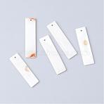 Freshwater Shell Pendants, Rectangle, White, 35.5~39x10~10.5x2mm, Hole: 1.5mm(SHEL-S249-15)