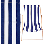 2Pcs Stripe Pattern Chair Canvas Cloth, Beach Chair Cloth Replacement Supplies, Marine Blue, 1120x430x3mm(AJEW-HS0001-42)