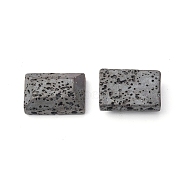 Natural Lava Rock Multi-Strand Links, Rectangle, 18x12x6mm, Hole: 1.2mm(G-F740-12)