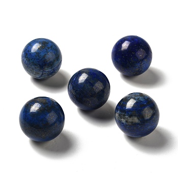 Natural Lapis Lazuli Beads, No Hole/Undrilled, Dyed, Round, 25~25.5mm