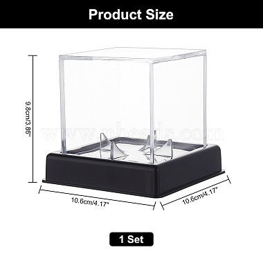 Square Transparent Acrylic Golf Ball Display Case(AJEW-WH0323-05A)-2
