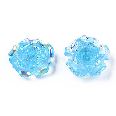Transparent Resin Cabochons(CRES-N030-001C)-4