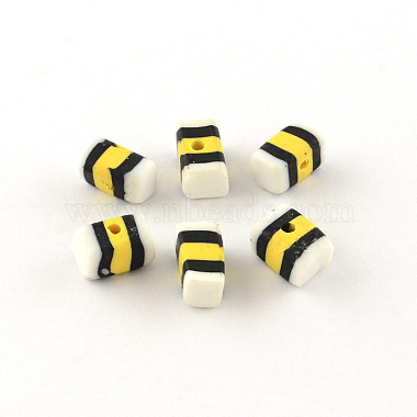Formes mixtes faits à la main des perles en pâte polymère(X-CLAY-R060-114)-2