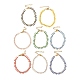 Enamel Ear of Wheat Link Chains Bracelet(BJEW-P271-02G)-1