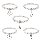 Glass Pearl Beaded Stretch Bracelets(BJEW-JB09696)-1