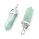 Natural Fluorite Double Terminated Pointed Pendants(G-F295-05O)-2