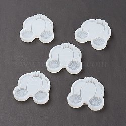 Shaker Molds, DIY Pumpkin Carriage Quicksand Silicone Molds, Resin Casting Molds, for UV Resin, Epoxy Resin Craft Making, White, 81x82x12mm, Inner Diameter: 74x78x8mm(DIY-G071-01)