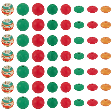 100pcs perles de silicone(SIL-SP0001-21A)-7
