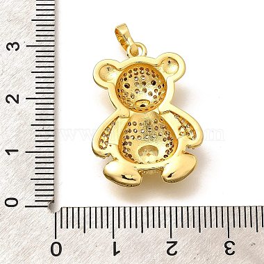 Placage de crémaillère en laiton micro pavé pendentifs en zircone cubique(KK-L226-006G-01)-3