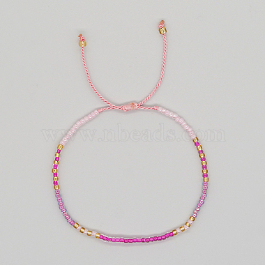 Pink Seed Beads Bracelets