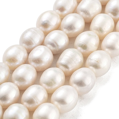 Floral White Rice Pearl Beads