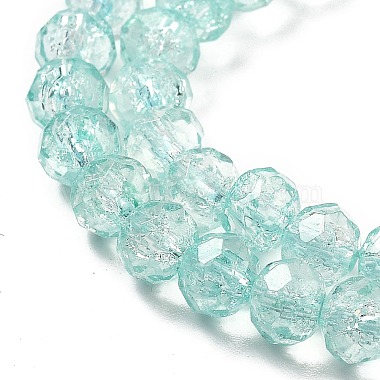 perles de verre transparent craquel&eacute;(CCG-L050-01B-07)-2